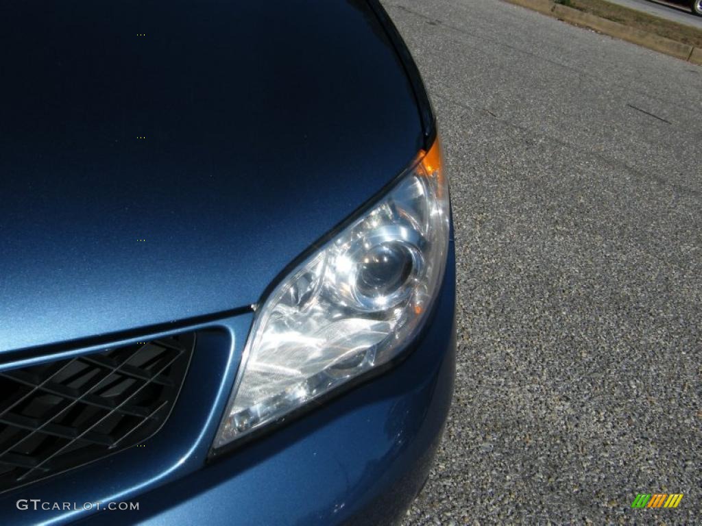 2007 Impreza 2.5i Sedan - Newport Blue Pearl / Anthracite Black photo #9