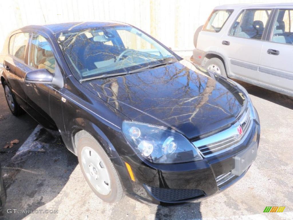 2008 Astra XE Sedan - Black Sapphire / Charcoal photo #1