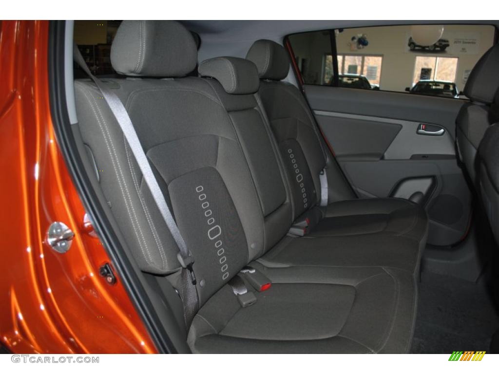 Alpine Gray Interior 2011 Kia Sportage EX Photo #42397403