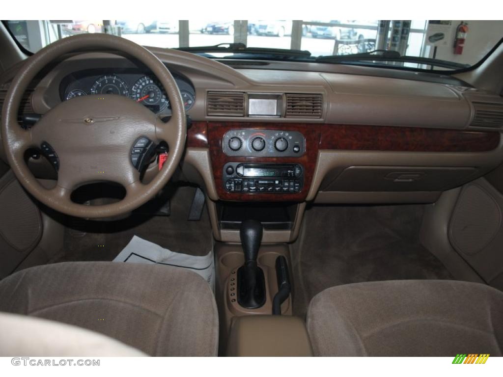 2002 Chrysler Sebring LX Sedan Sandstone Dashboard Photo #42399147
