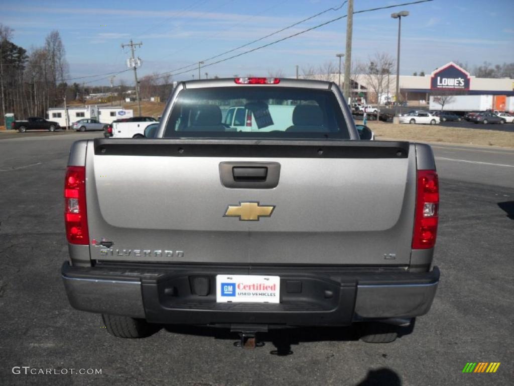 2008 Silverado 1500 Work Truck Regular Cab - Graystone Metallic / Dark Titanium photo #3