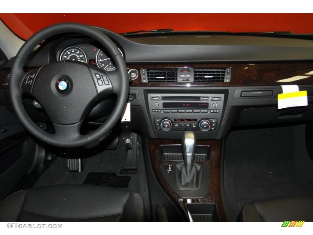 Black Dakota Leather Interior 2011 BMW 3 Series 328i Sedan Photo #42399879