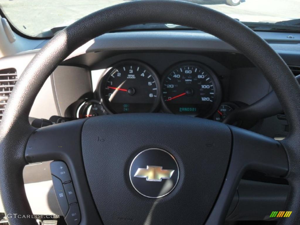 2008 Silverado 1500 Work Truck Regular Cab - Graystone Metallic / Dark Titanium photo #12