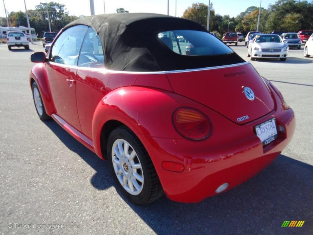 Uni Red 2004 Volkswagen New Beetle GLS Convertible Exterior Photo #42400647