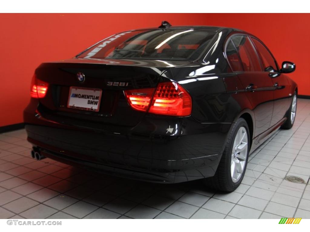 2011 3 Series 328i Sedan - Black Sapphire Metallic / Black Dakota Leather photo #3