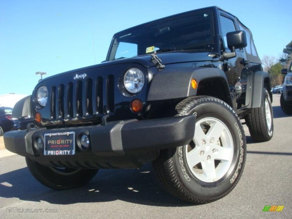 Black Jeep Wrangler