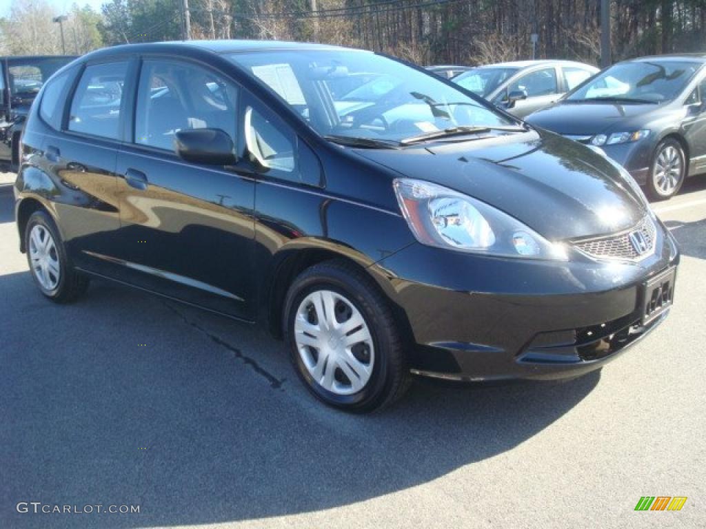 2010 Fit  - Crystal Black Pearl / Gray photo #4