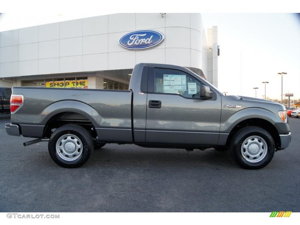 2011 F150 XL Regular Cab - Sterling Grey Metallic / Steel Gray photo #2