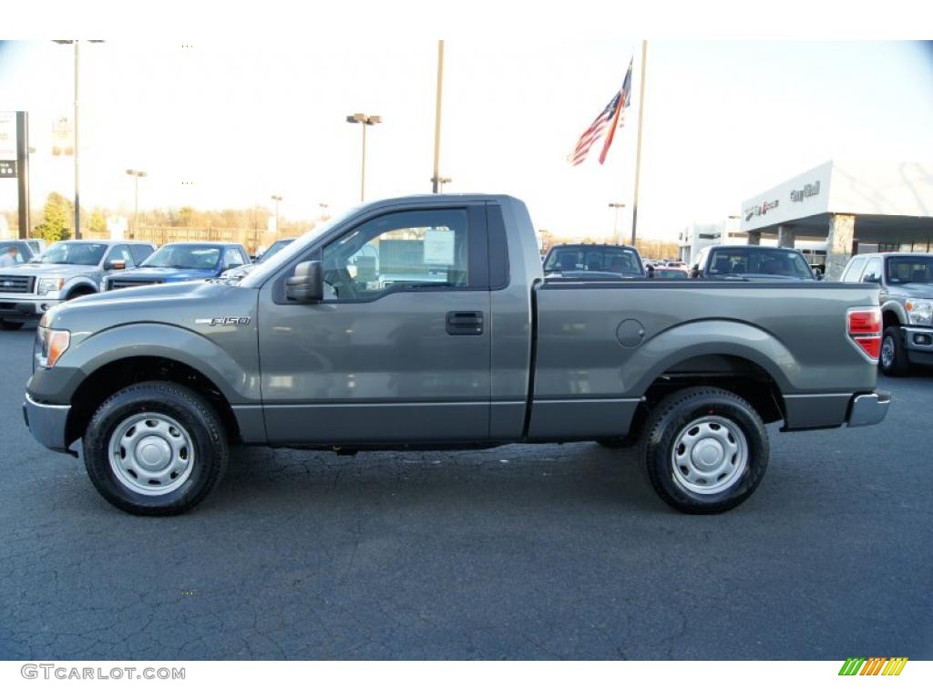 2011 F150 XL Regular Cab - Sterling Grey Metallic / Steel Gray photo #5