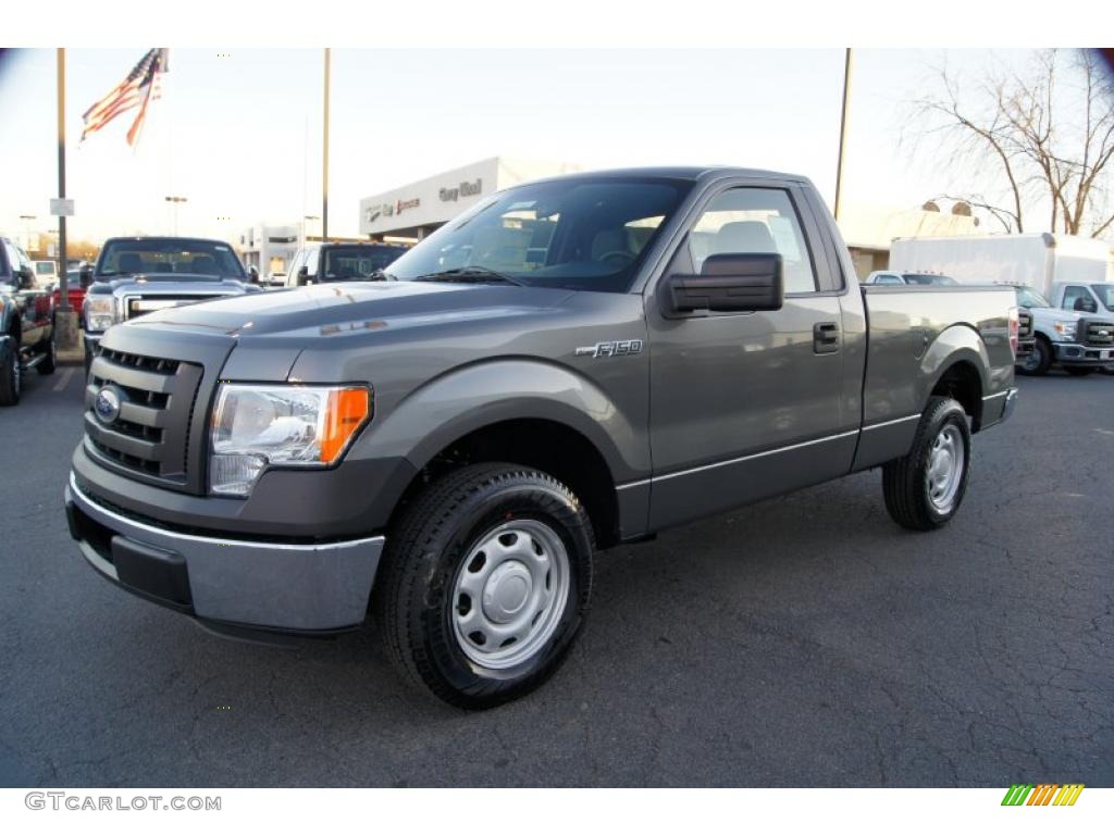 2011 F150 XL Regular Cab - Sterling Grey Metallic / Steel Gray photo #6