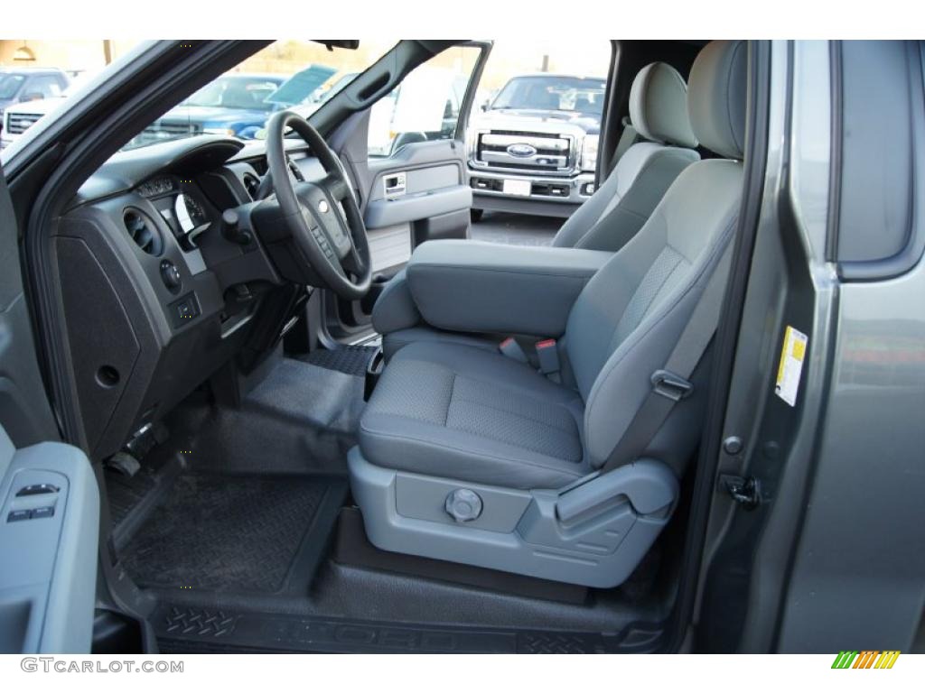 Steel Gray Interior 2011 Ford F150 XL Regular Cab Photo #42402807