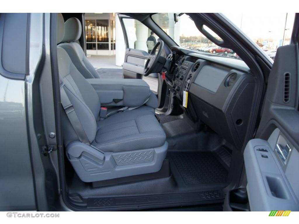 Steel Gray Interior 2011 Ford F150 XL Regular Cab Photo #42402819