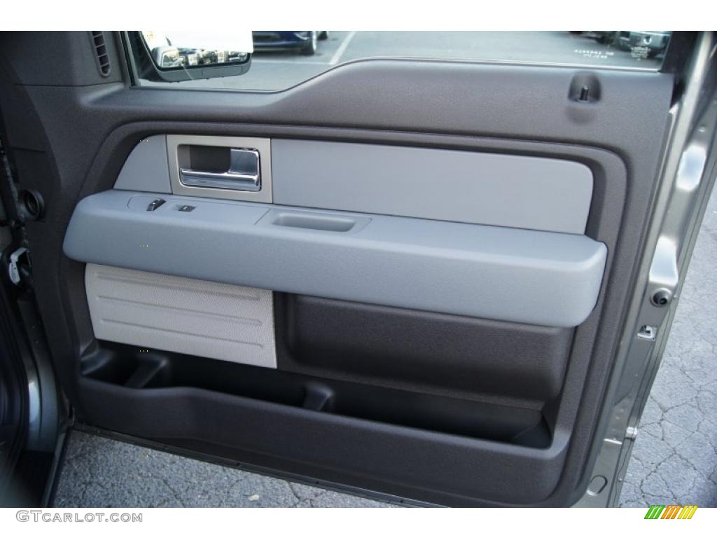 2011 Ford F150 XL Regular Cab Steel Gray Door Panel Photo #42402831