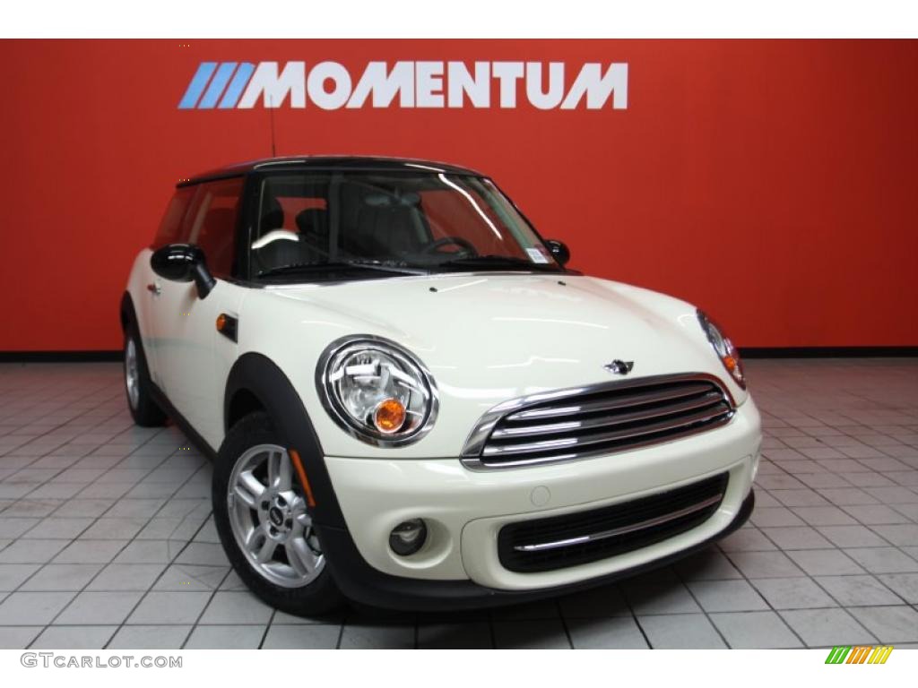 2011 Cooper Hardtop - Pepper White / Carbon Black photo #1