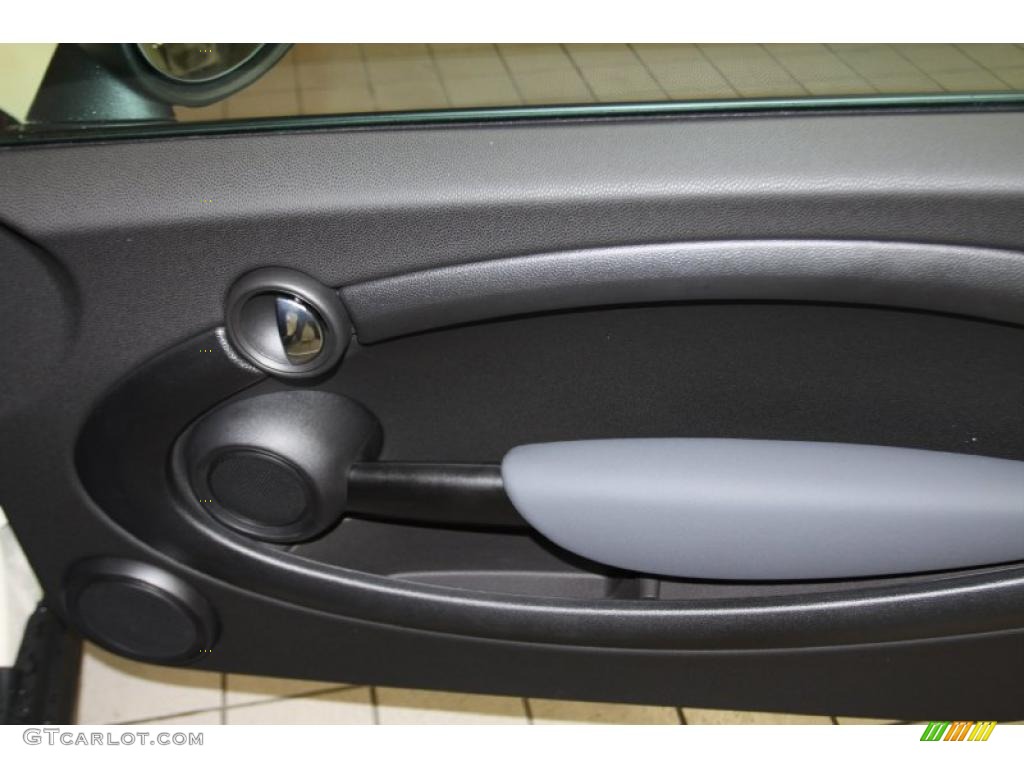2011 Mini Cooper Hardtop Carbon Black Door Panel Photo #42403259