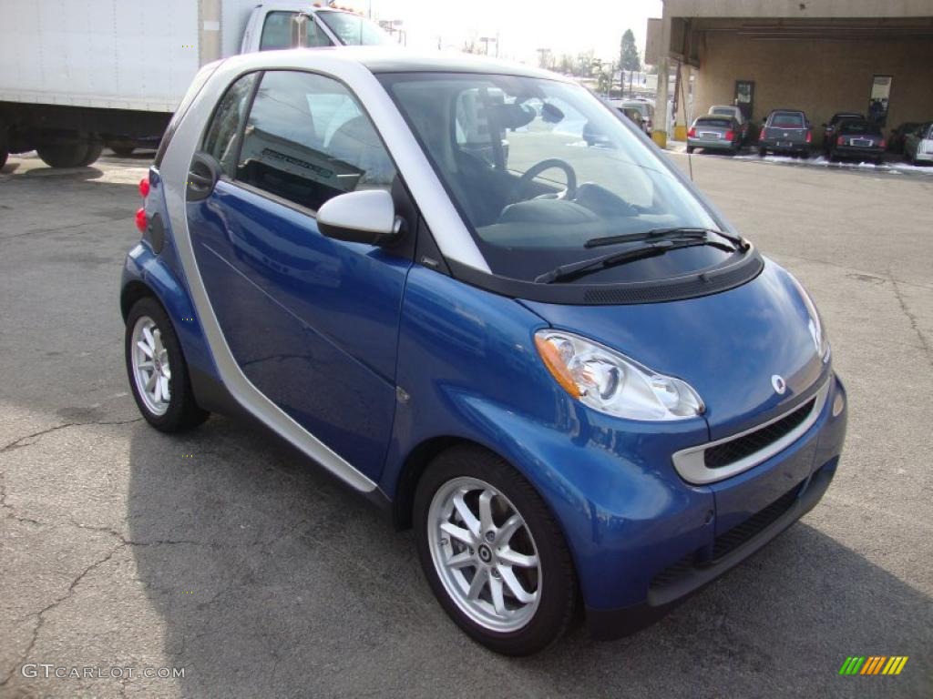 2009 fortwo passion coupe - Blue Metallic / Design Black photo #4