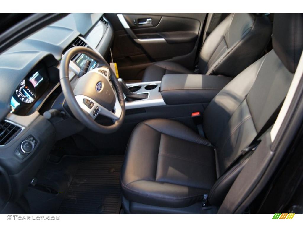 Charcoal Black Interior 2011 Ford Edge SEL AWD Photo #42404162