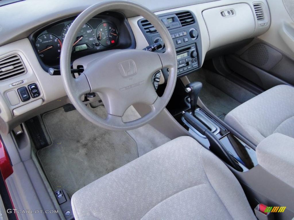 Ivory Interior 2002 Honda Accord SE Sedan Photo #42404375