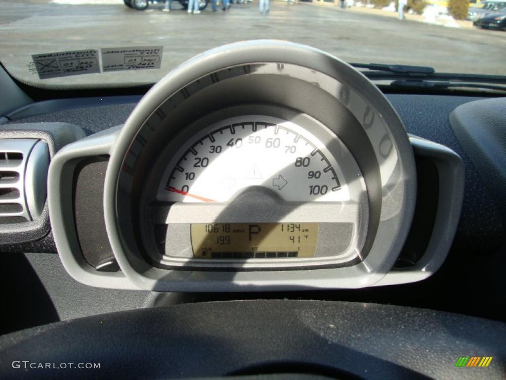 2009 Smart fortwo passion coupe Gauges Photo #42404443