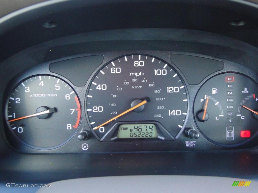 2002 Honda Accord SE Sedan Gauges Photo #42404467