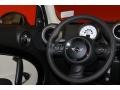 Carbon Black Lounge Leather 2011 Mini Cooper S Countryman All4 AWD Steering Wheel