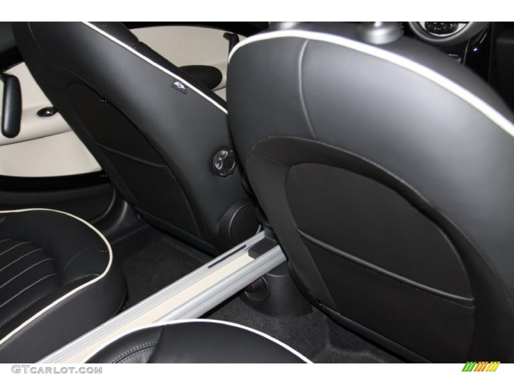 Carbon Black Lounge Leather Interior 2011 Mini Cooper S Countryman All4 AWD Photo #42404791