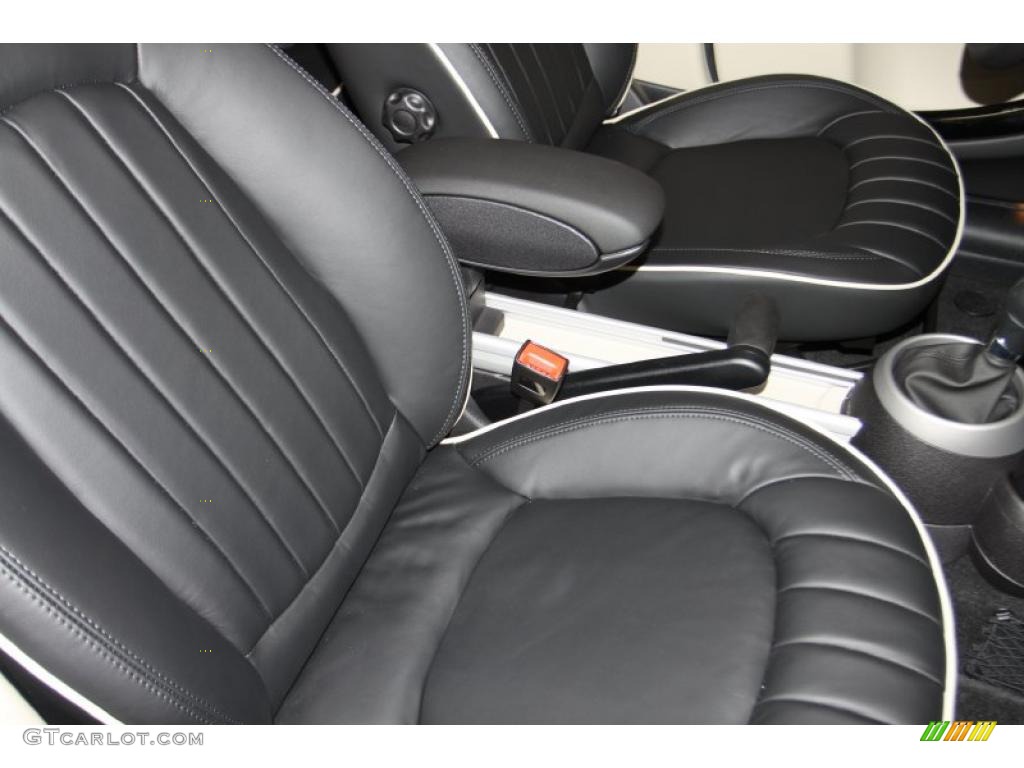 Carbon Black Lounge Leather Interior 2011 Mini Cooper S Countryman All4 AWD Photo #42404819