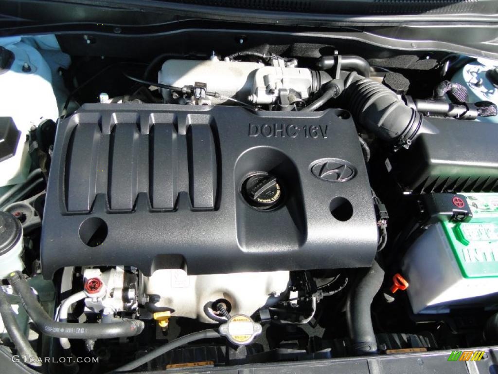2009 Hyundai Accent GLS 4 Door 1.6 Liter DOHC-16 Valve CVVT 4 Cylinder Engine Photo #42405839