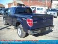 2011 Dark Blue Pearl Metallic Ford F150 XLT SuperCab 4x4  photo #5