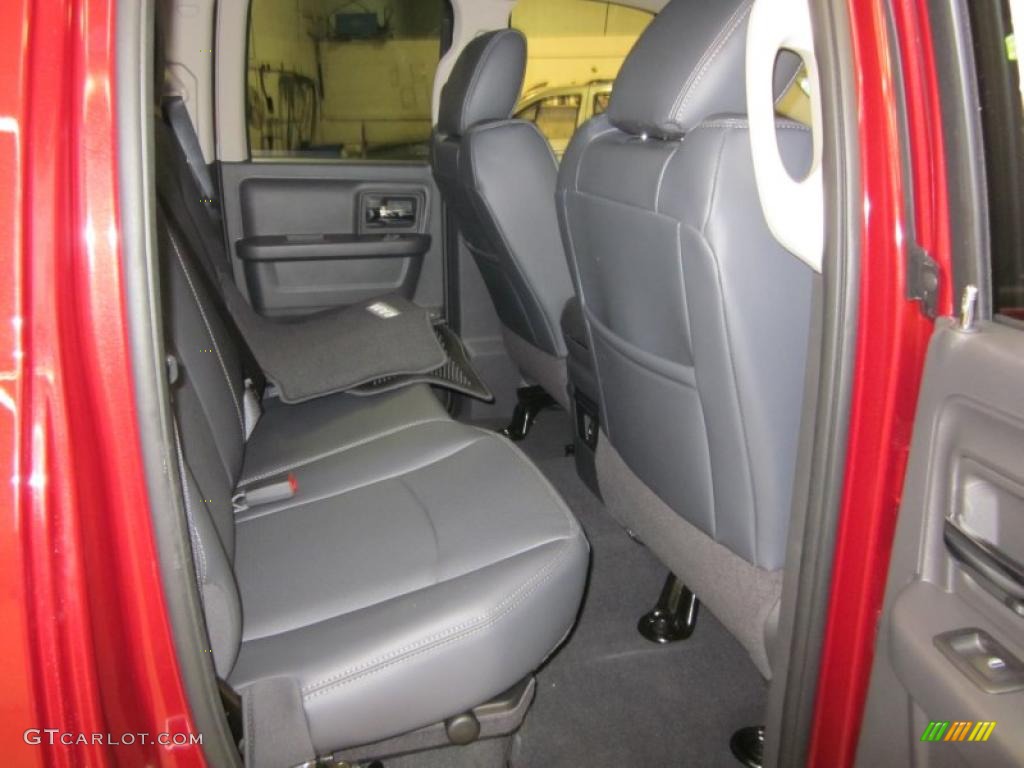 2011 Ram 1500 Laramie Quad Cab 4x4 - Deep Cherry Red Crystal Pearl / Dark Slate Gray photo #16