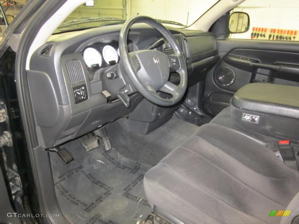 Dark Slate Gray Interior 2004 Dodge Ram 1500 Sport Regular Cab Photo #42407895