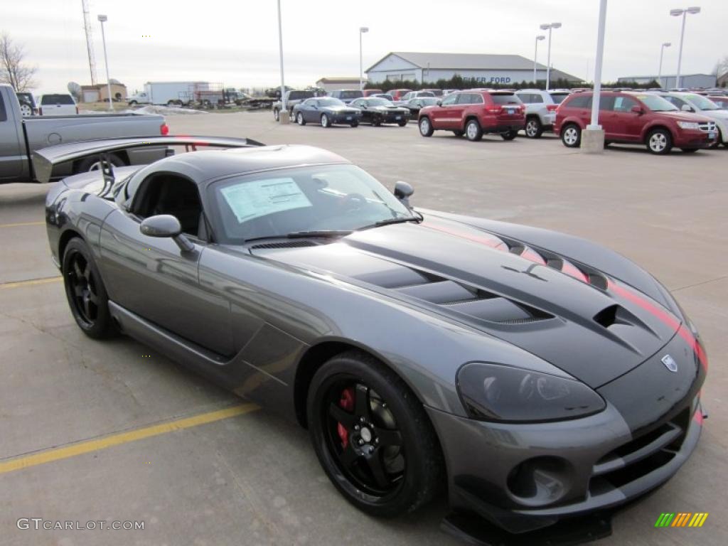 Graphite Metallic 2009 Dodge Viper SRT-10 ACR Coupe Exterior Photo #42408067