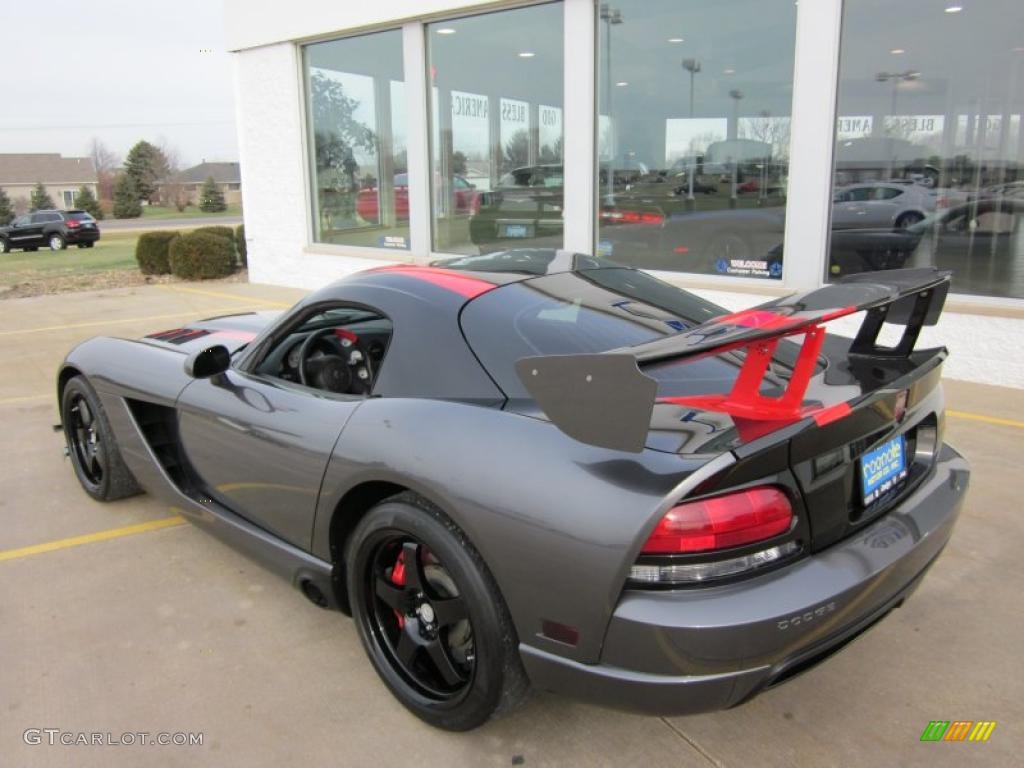 Graphite Metallic 2009 Dodge Viper SRT-10 ACR Coupe Exterior Photo #42408155