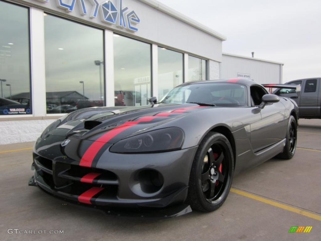 Graphite Metallic 2009 Dodge Viper SRT-10 ACR Coupe Exterior Photo #42408372