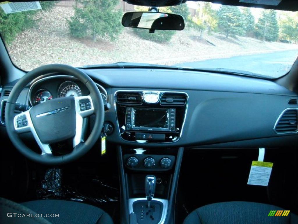 2011 Chrysler 200 Touring Black Dashboard Photo #42411672
