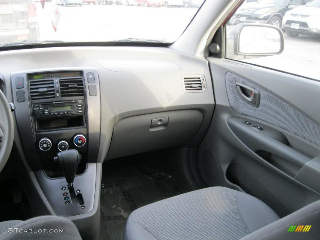 2008 Tucson GLS - Mesa Red / Gray photo #19