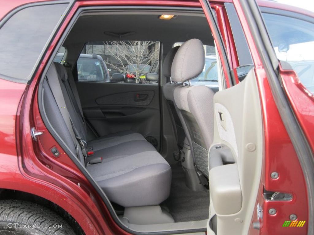 2008 Tucson GLS - Mesa Red / Gray photo #22