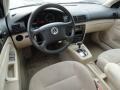 2001 Volkswagen Passat Beige Interior Prime Interior Photo
