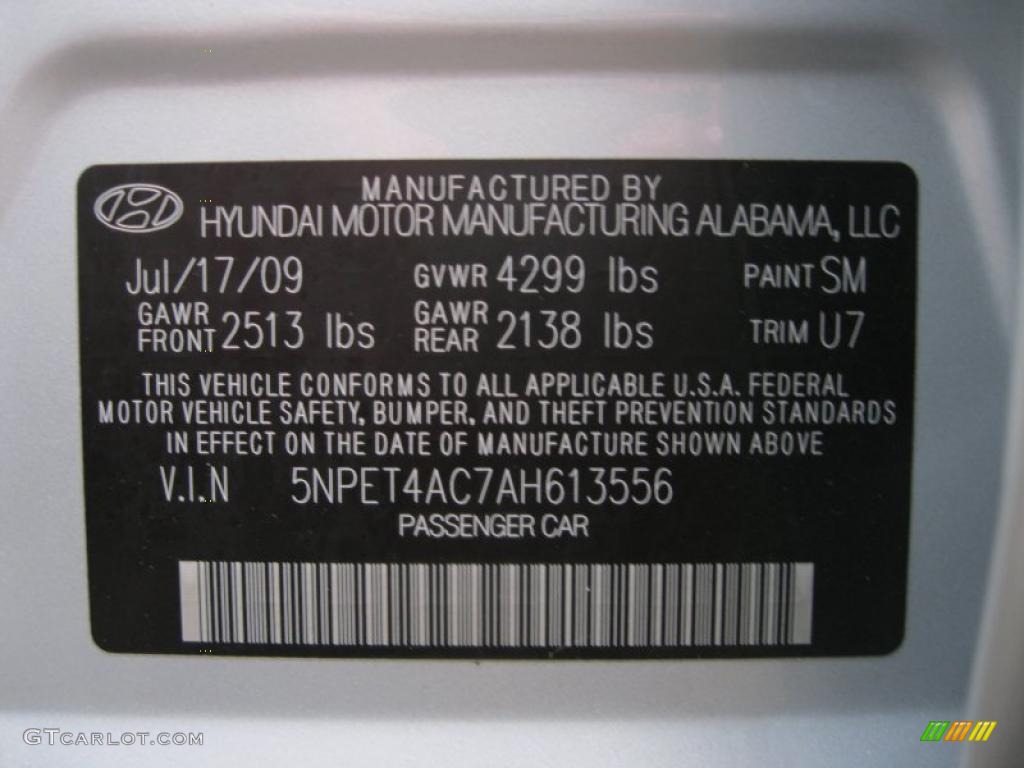2006 Tucson Color Code SM for Sahara Silver Photo #42414236