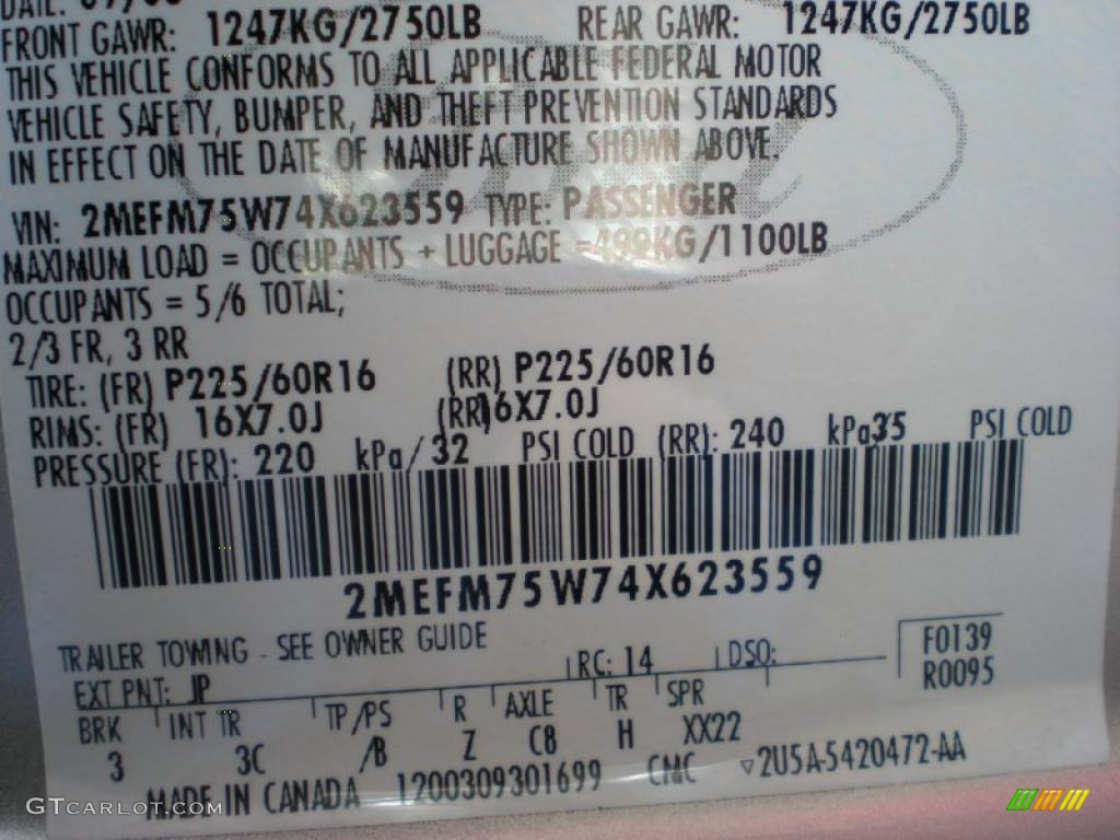 2004 Grand Marquis LS - Silver Birch Metallic / Light Flint photo #14