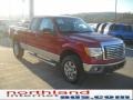 2010 Red Candy Metallic Ford F150 XLT SuperCab 4x4  photo #4