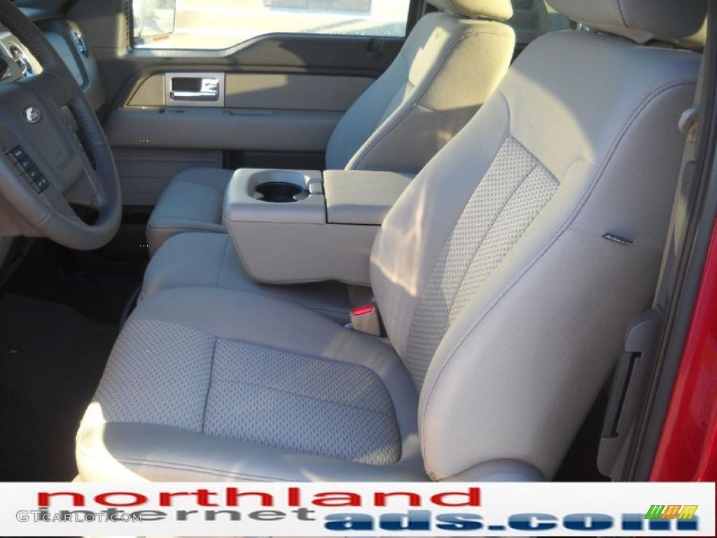 2010 F150 XLT SuperCab 4x4 - Red Candy Metallic / Medium Stone photo #11