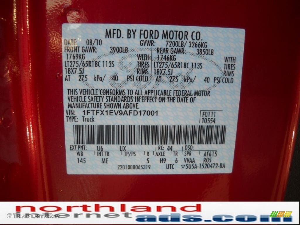 2010 F150 XLT SuperCab 4x4 - Red Candy Metallic / Medium Stone photo #12