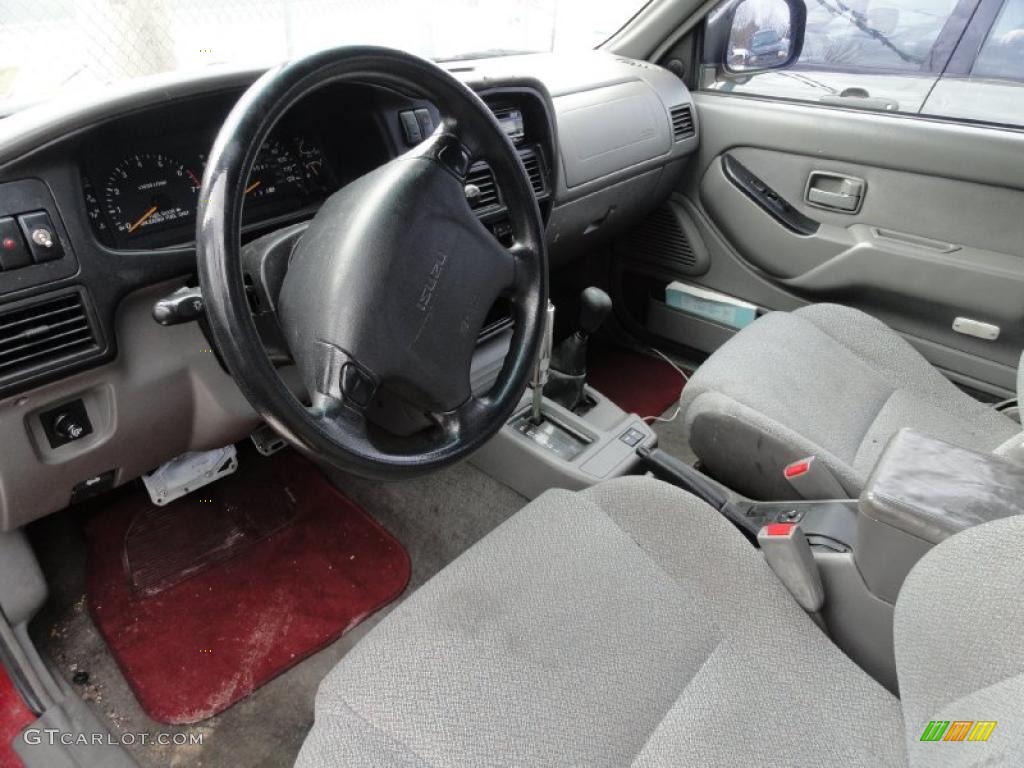 Gray Interior 1997 Isuzu Rodeo S 4x4 Photo #42416812