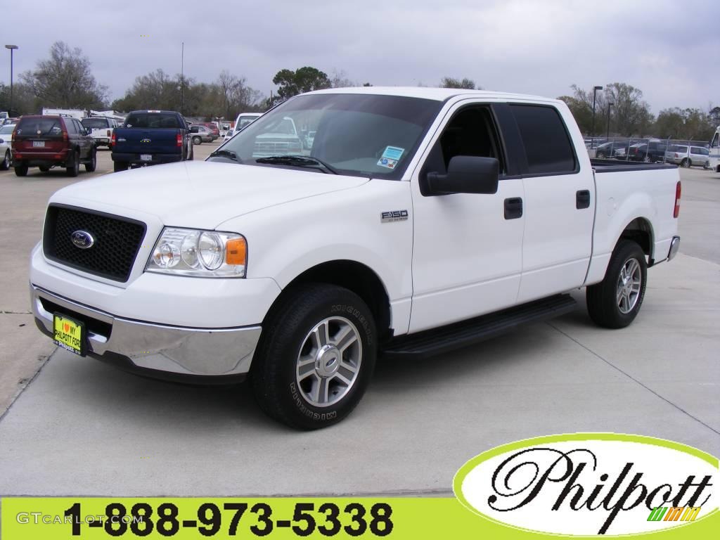 2006 F150 XLT SuperCrew - Oxford White / Medium/Dark Flint photo #1