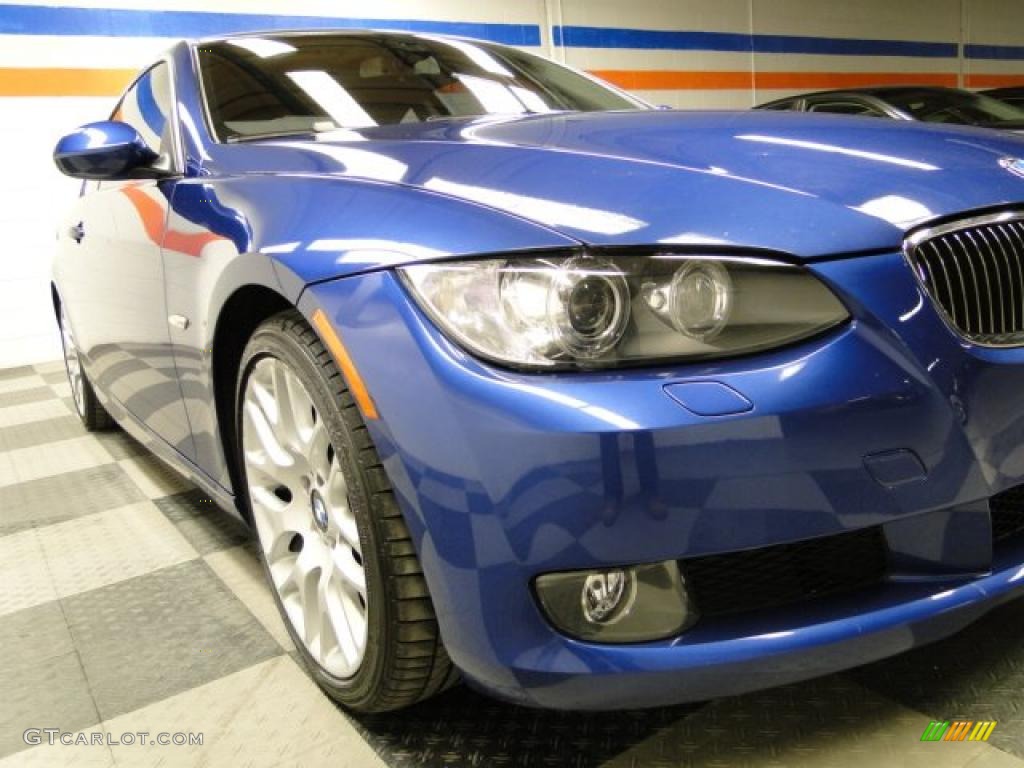 2007 3 Series 328i Coupe - Montego Blue Metallic / Black photo #3