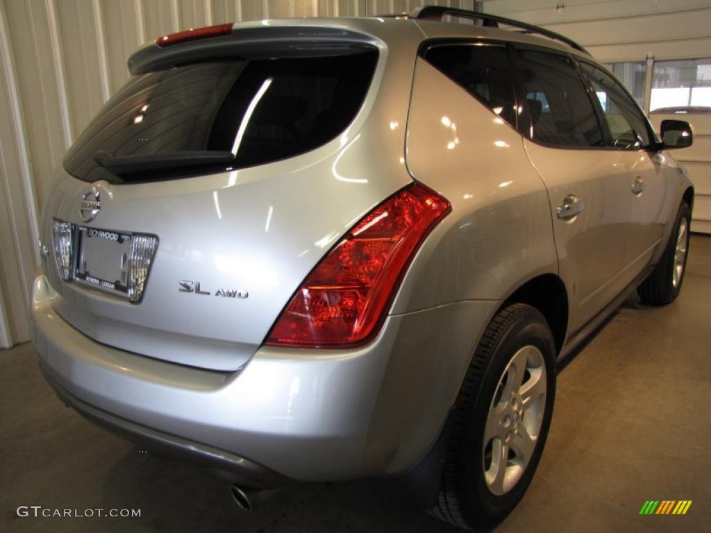 2004 Murano SL AWD - Sheer Silver Metallic / Charcoal photo #4