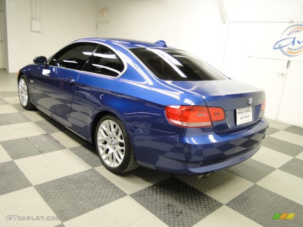 2007 3 Series 328i Coupe - Montego Blue Metallic / Black photo #9