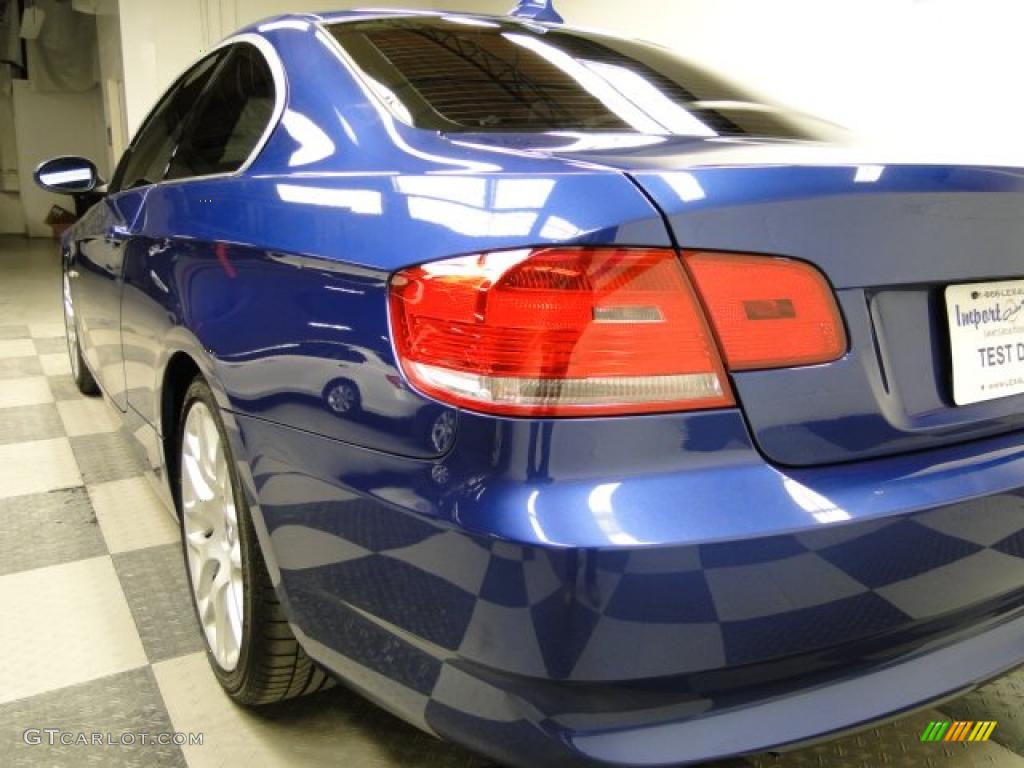 2007 3 Series 328i Coupe - Montego Blue Metallic / Black photo #10