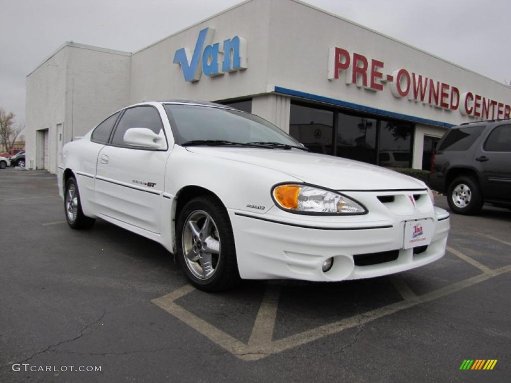 2000 Grand Am GT Coupe - Arctic White / Dark Pewter photo #1